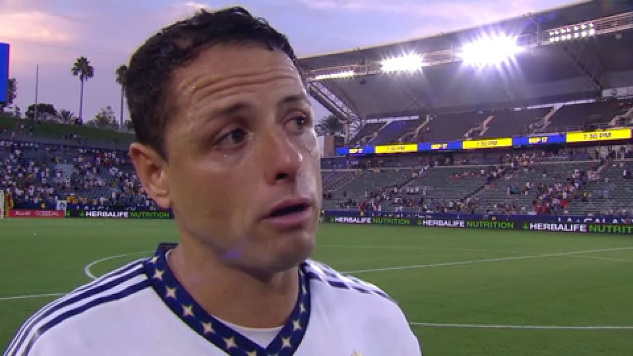 Chicharito lamentó el empate del Galaxy: "Cae toda la responsabilidad en mí"