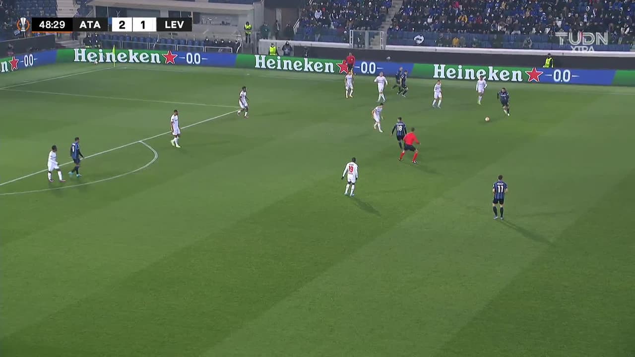 ¡GOL!  anota para Atalanta. Luis Muriel