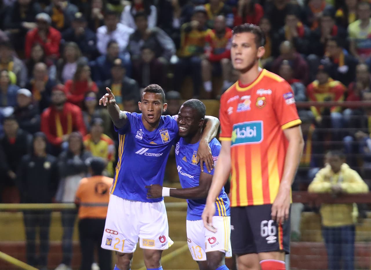 Así fue como apareció al minuto 14 del primer tiempo el gol del colombiano Francisco Meza, el mismo que anotó el tanto del título felino en 2017.