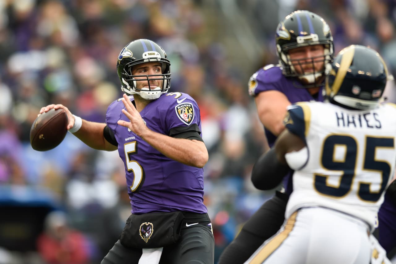 Joe Flacco se rompe ligamento de rodilla y queda fuera el resto de la temporada