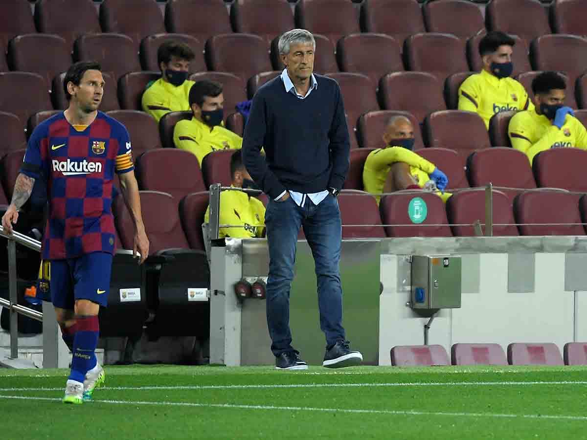 Quique Setién espera que Real Madrid se equivoque en Laliga