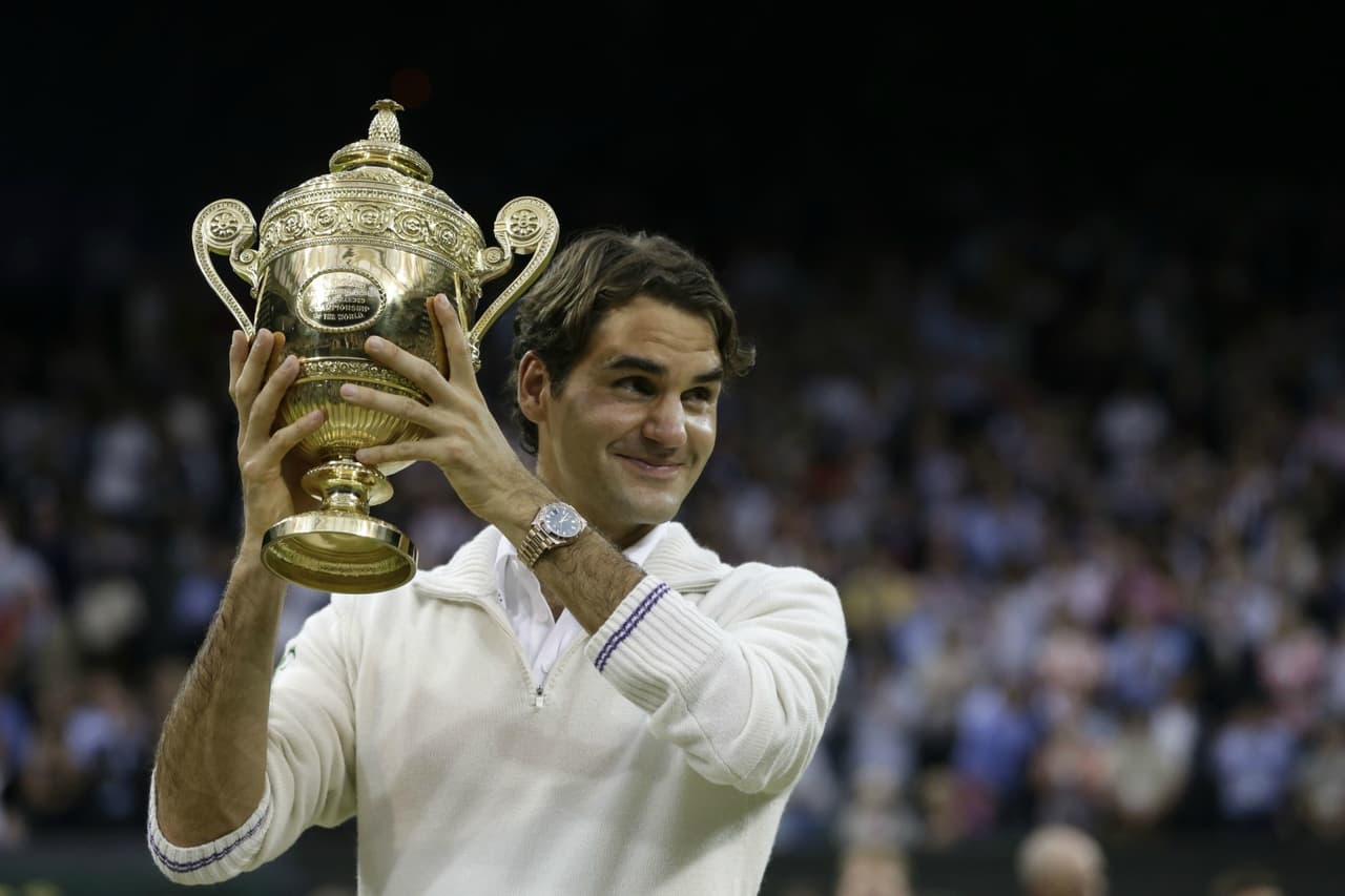 Roger Federer ganó su último título de Wimbledon en 2012.