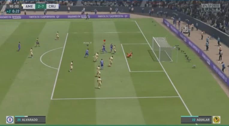 Santiago Giménez y la Máquina fueron los encargados de darle un baile y una goleada a las Águilas de Nicolás Benedetti.