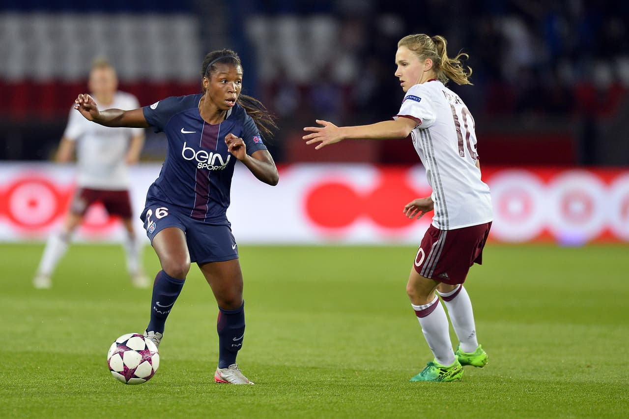 La mediocampista Grace Geyoro, también internacional con Francia, ocupa un lugar en el PSG. Ha jugado 5 partidos en esta edición del torneo continental.