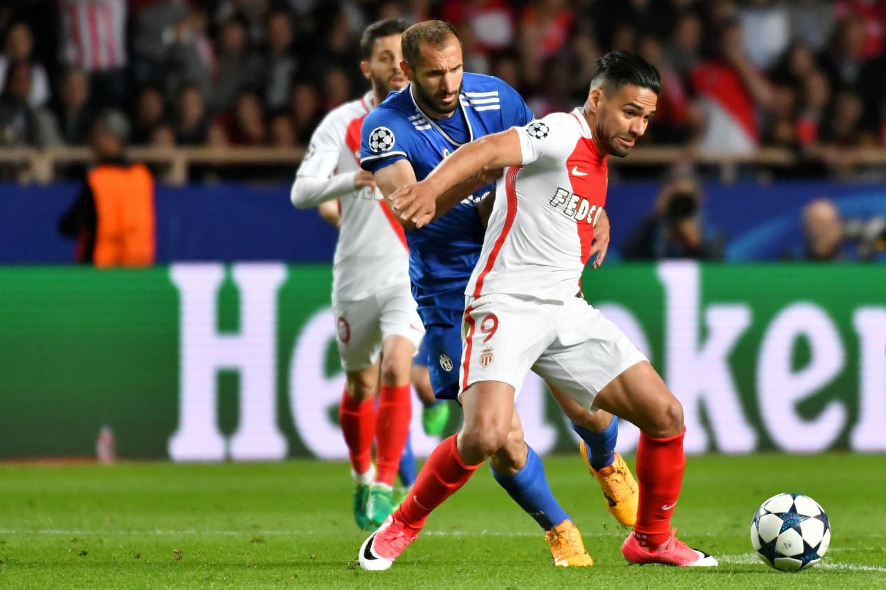 Con el colombiano Radamel Falcao García liderando el ataque, Mónaco intentó sorprender a un Juventus seguro en la defensa.