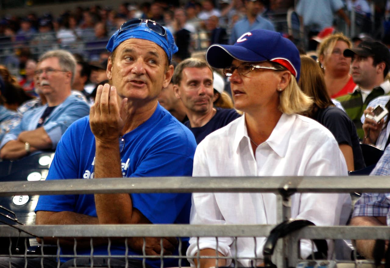 El actor Bill Murray es frecuente espectador de los Chicago Cubs. Fue ganador de un Globo de Oro por 'Lost In Translation', por la que también fu nominado para un premio Oscar.