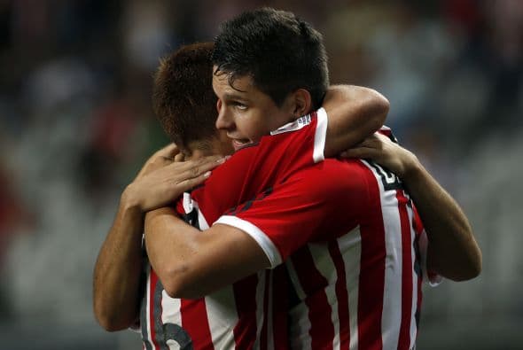 Guido Carrillo fue la figura del partido al anotar tres goles.