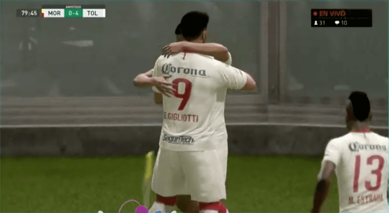 En el debut entre Monarcas Morelia y los Diablos Rojos de Toluca, el conjunto escarlata e impuso de forma contundente con doblete de Leo Fernández (22' y 60'), Canelo (28') y Gigliotti (80').