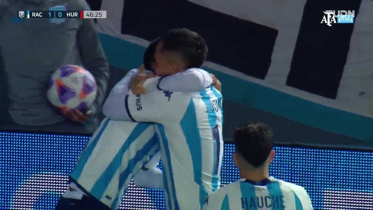 ¡Balazo imparable! Matías Rojas inaugura el marcador para Racing 1-0