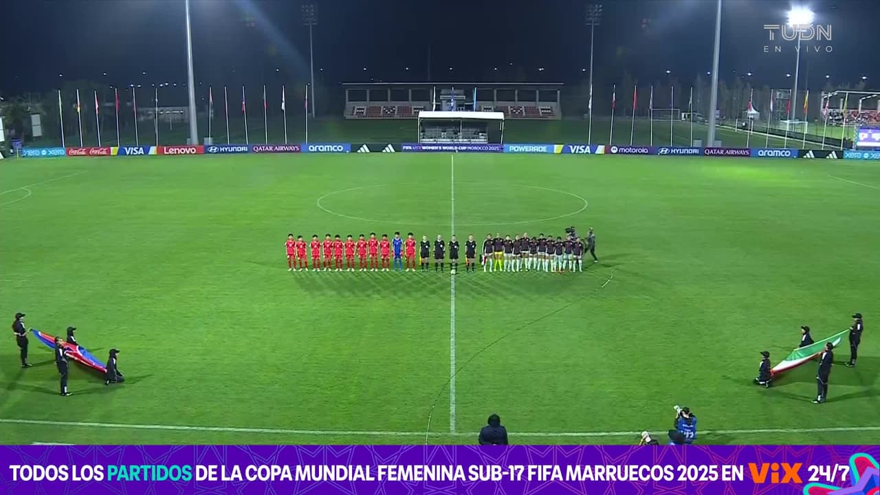 Suena el Himno más hermoso ¡México se presenta en el Mundial Femenil Sub 17!