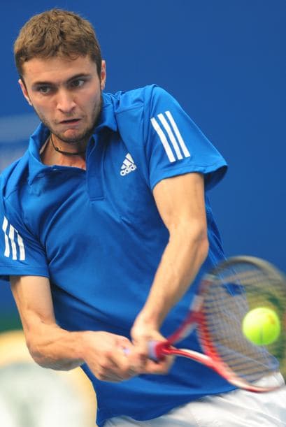 Gilles Simon fue derrotado por Novak Djokovic.