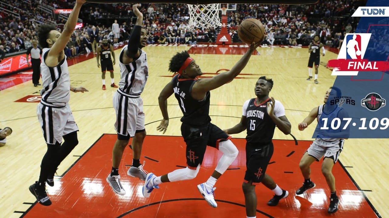 Con histórica remontada, los Rockets le sacan el triunfo a los Spurs