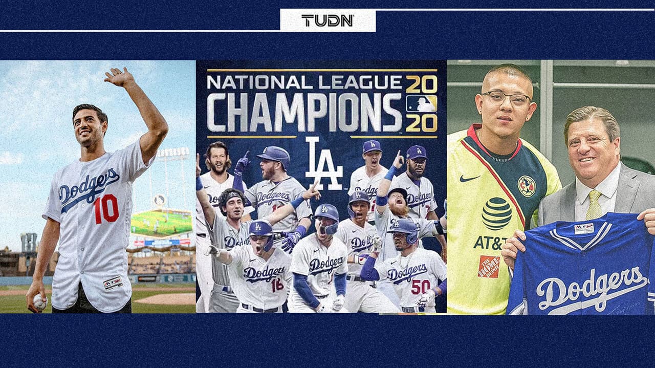 América, LAFC y Galaxy felicitan a Los Angeles Dodgers