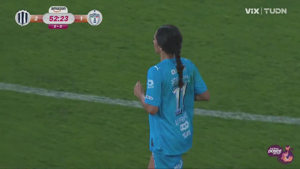 ¡Rayadas se pone a un gol! Valerie Vargas anota el 2-1