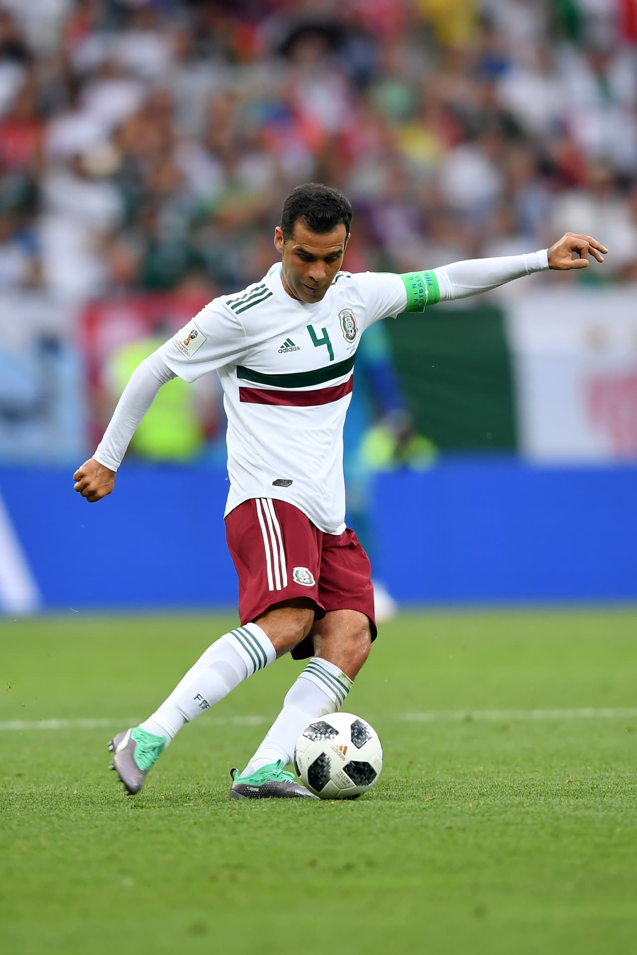 Rafa Márquez (México) - El 'Káiser' llegó a Rusia con sus últimos cartuchos, como un apoyo dentro y fuera del campo para Juan Carlos Osorio. Allí se retiró con 147 partidos en el Tri, 17 goles y tres títulos.