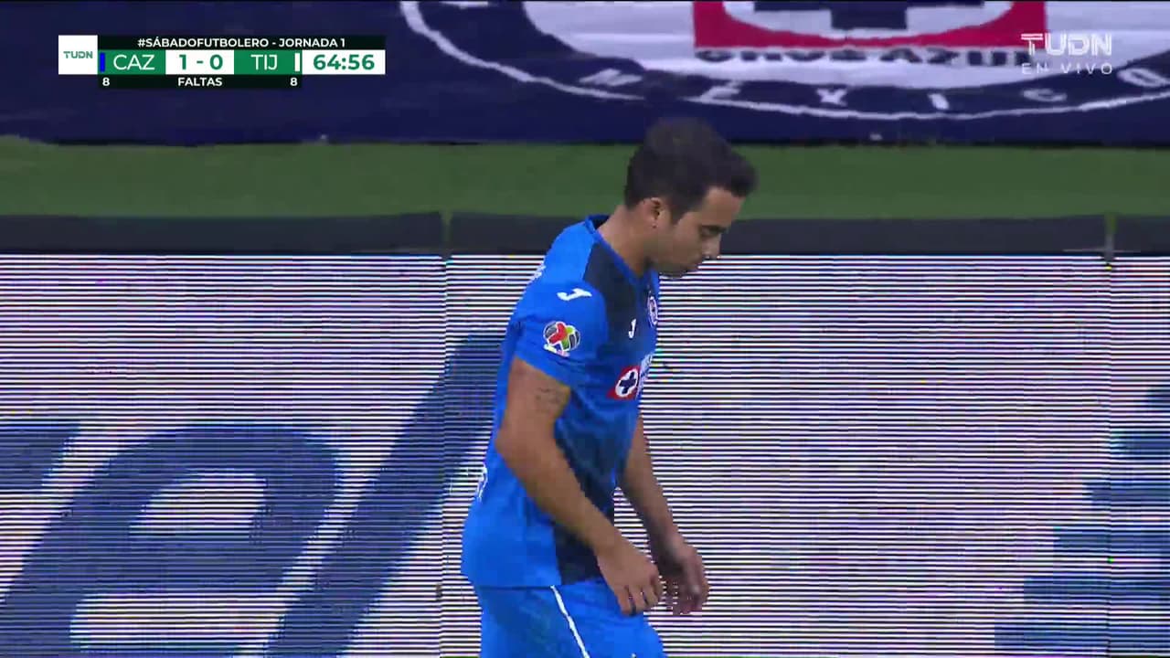 ¡GOOOL! Rafael Baca anota para Cruz Azul.