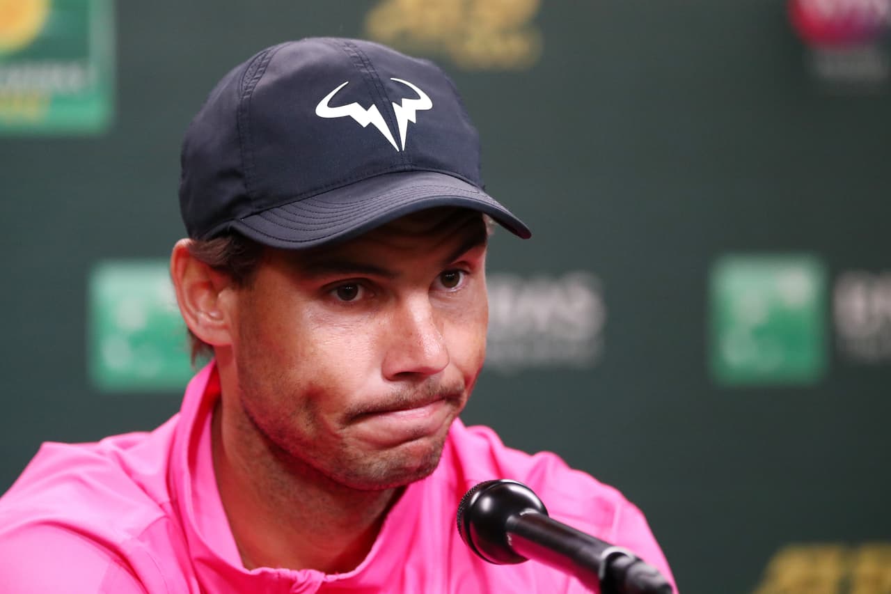 Nadal abandona Indian Wells por lesión; Federer, a la Final