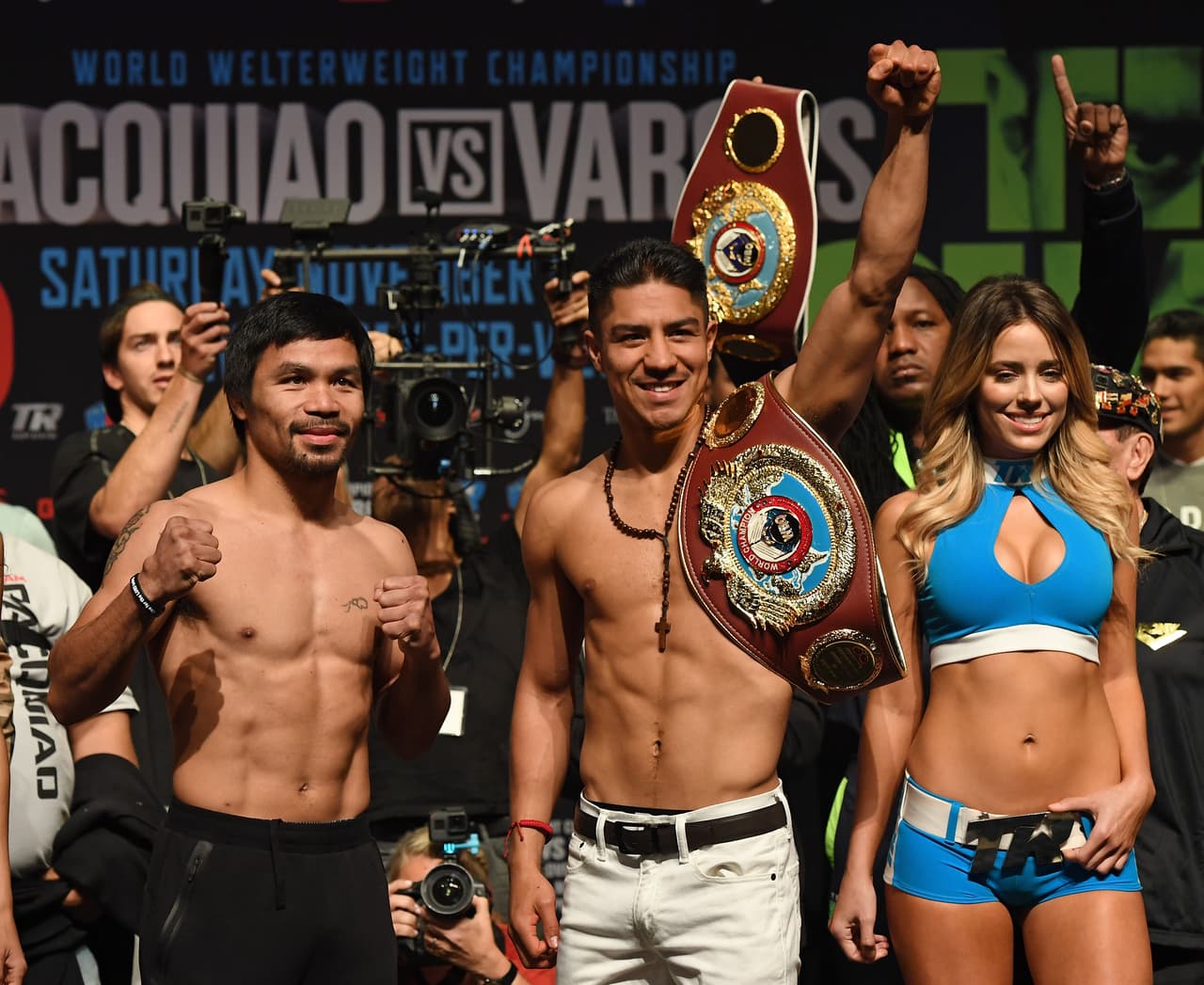 Vargas nació en Los Angeles y reside en Las Vegas, su familia es originaria del estado de Guerrero en México.