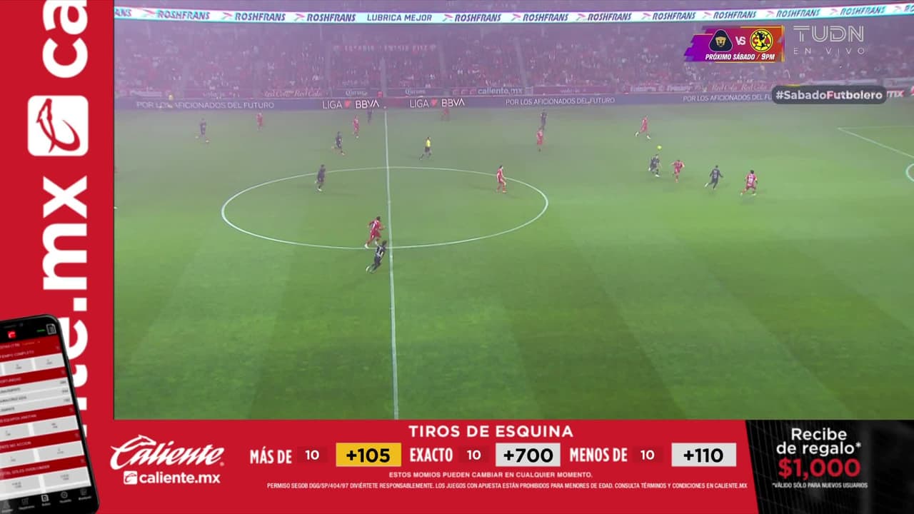 ¡Arranca el Toluca vs Guadalajara! Sigue las acciones aquí.