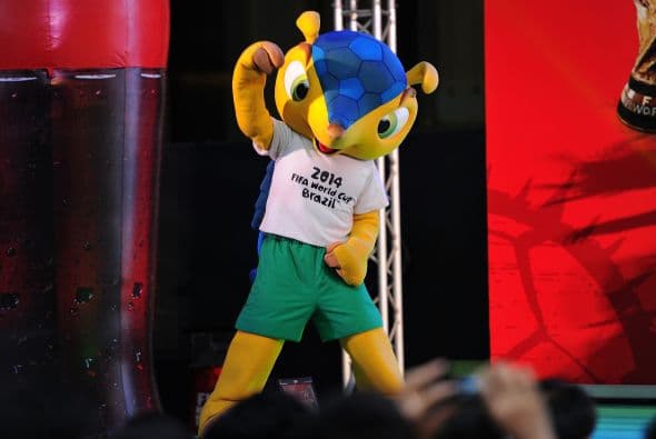 Fuleco está listo para ver rodar el balón en Brasil, él es un armadillo de tres bandas. Más videos del Mundial y Golazo Extra