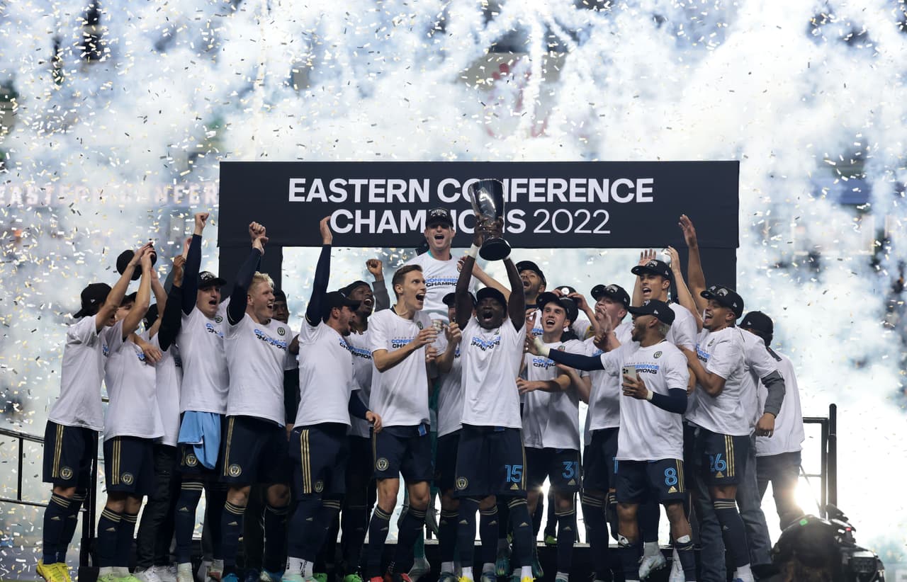 Philadelphia Union, campeón de la Conferencia Este de 2022 en la MLS.