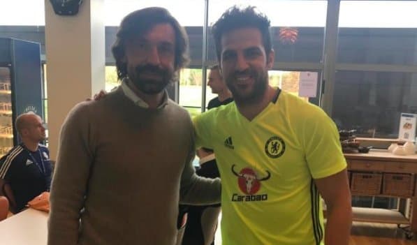 De vacaciones en Londres, Andrea Pirlo revolucionó el entrenamiento del Chelsea FC