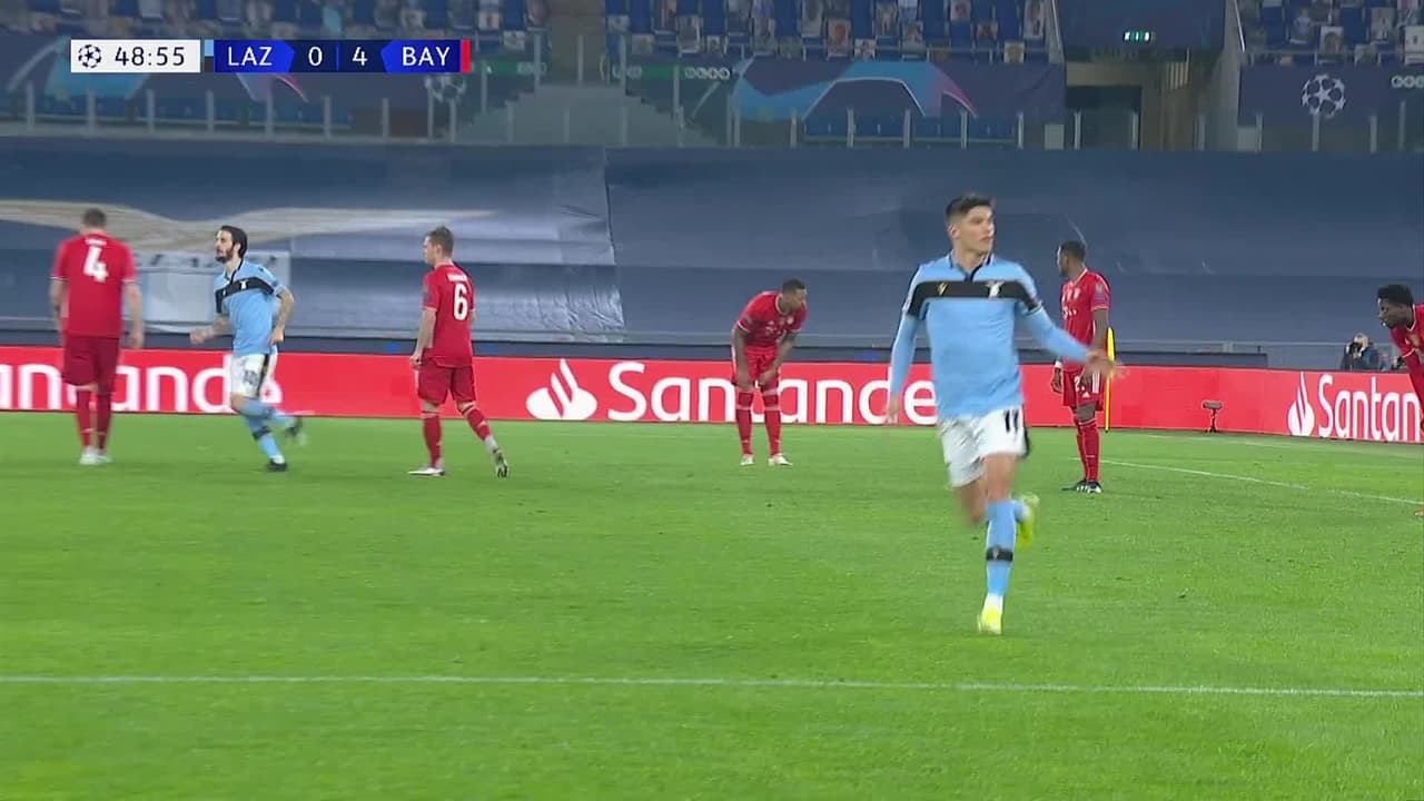 ¡GOL!  anota para Lazio. Joaquin Correa