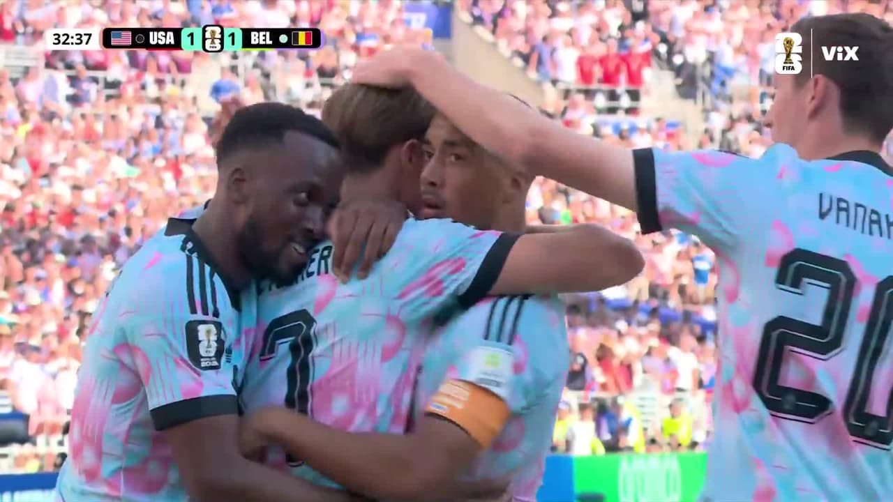 ¡De Ketelaere le borra la sonrisa a los Estados Unidos con su doblete!