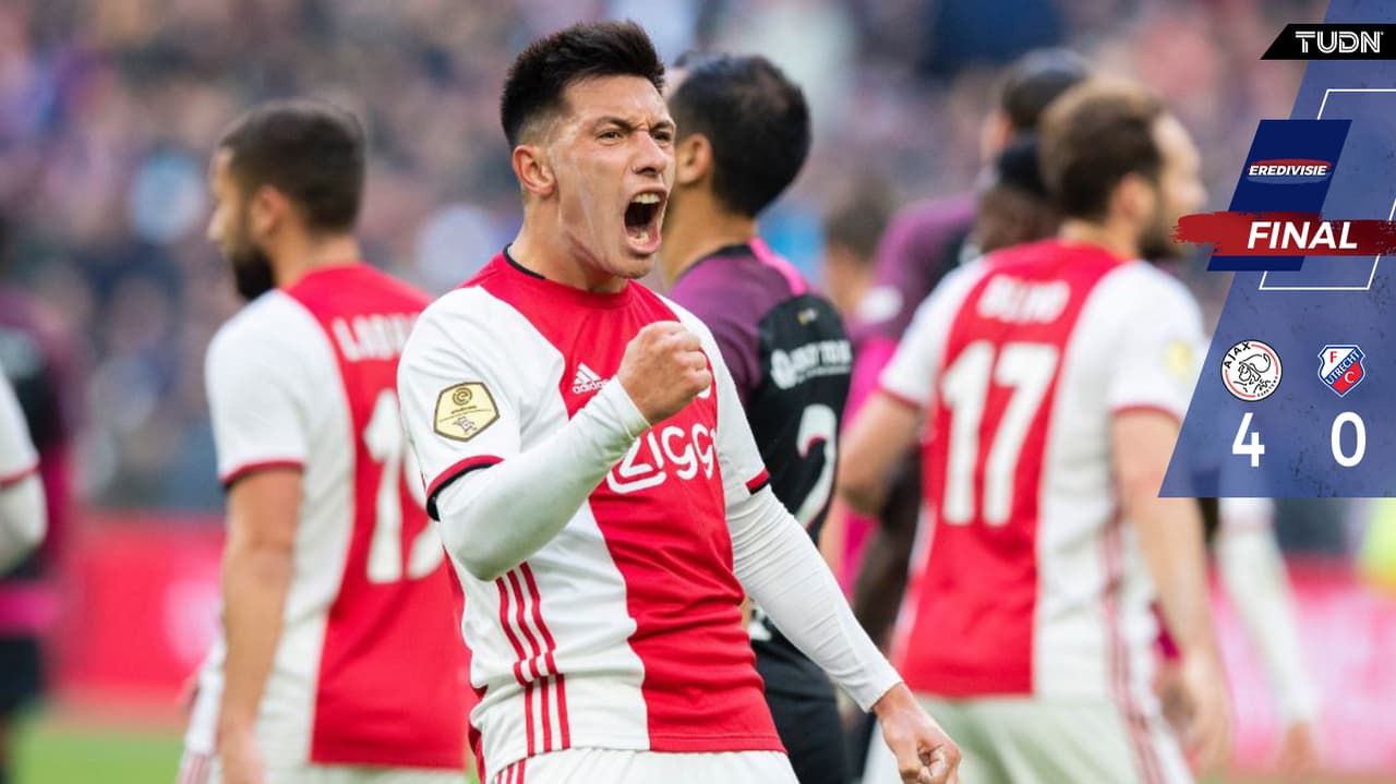 Ajax golea al Utrecht sin Edson y alarga racha en la Eredivisie