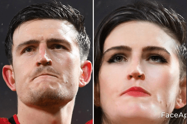 De no ser futbolista, seguro que Harry Maguire pudo haber sido una buena maestra de escuela, qué rostro tan regañón.