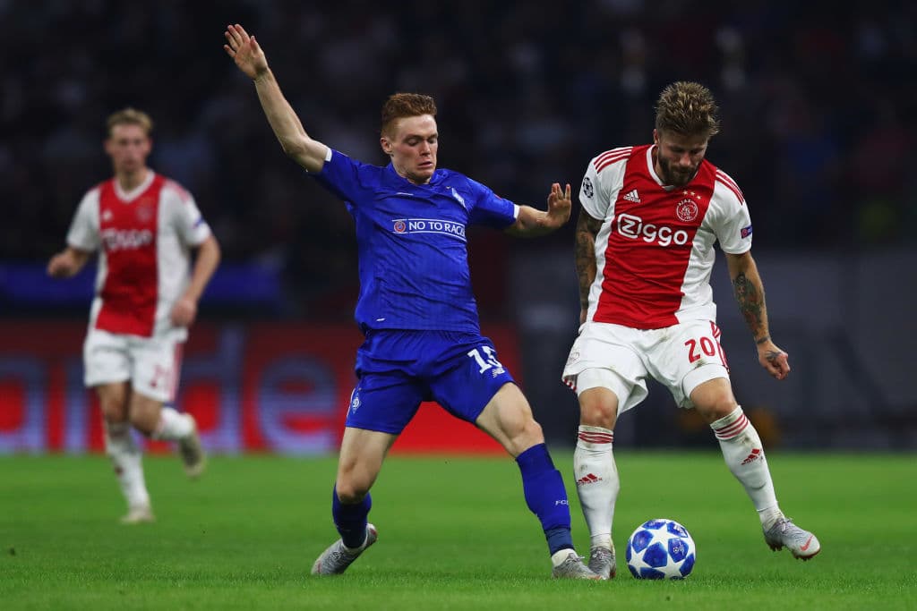 Al minuto 16 del primer tiempo, Tomasz Kedziora puso la igualdad para el equipo ucraniano del Dinamo.