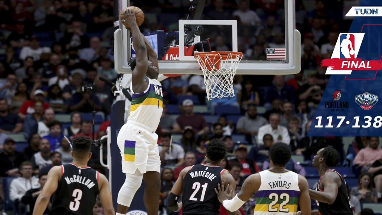 Zion Williamson brilla en triunfo de Pelicans con su mejor puntaje