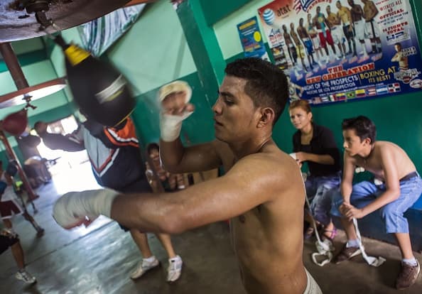 'Chocolatito' González regresó al gimnasio.