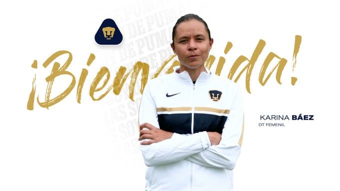 Karina Báez es la nueva entrenadora de Pumas Femenil