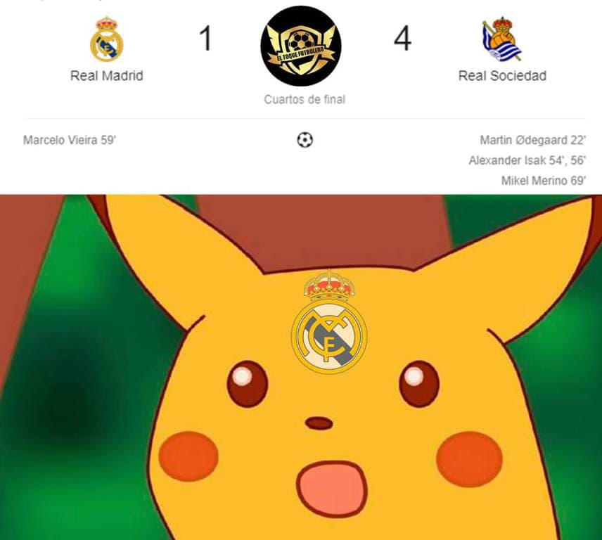 Los memes haciendo leña del árbol caído (Real Madrid).