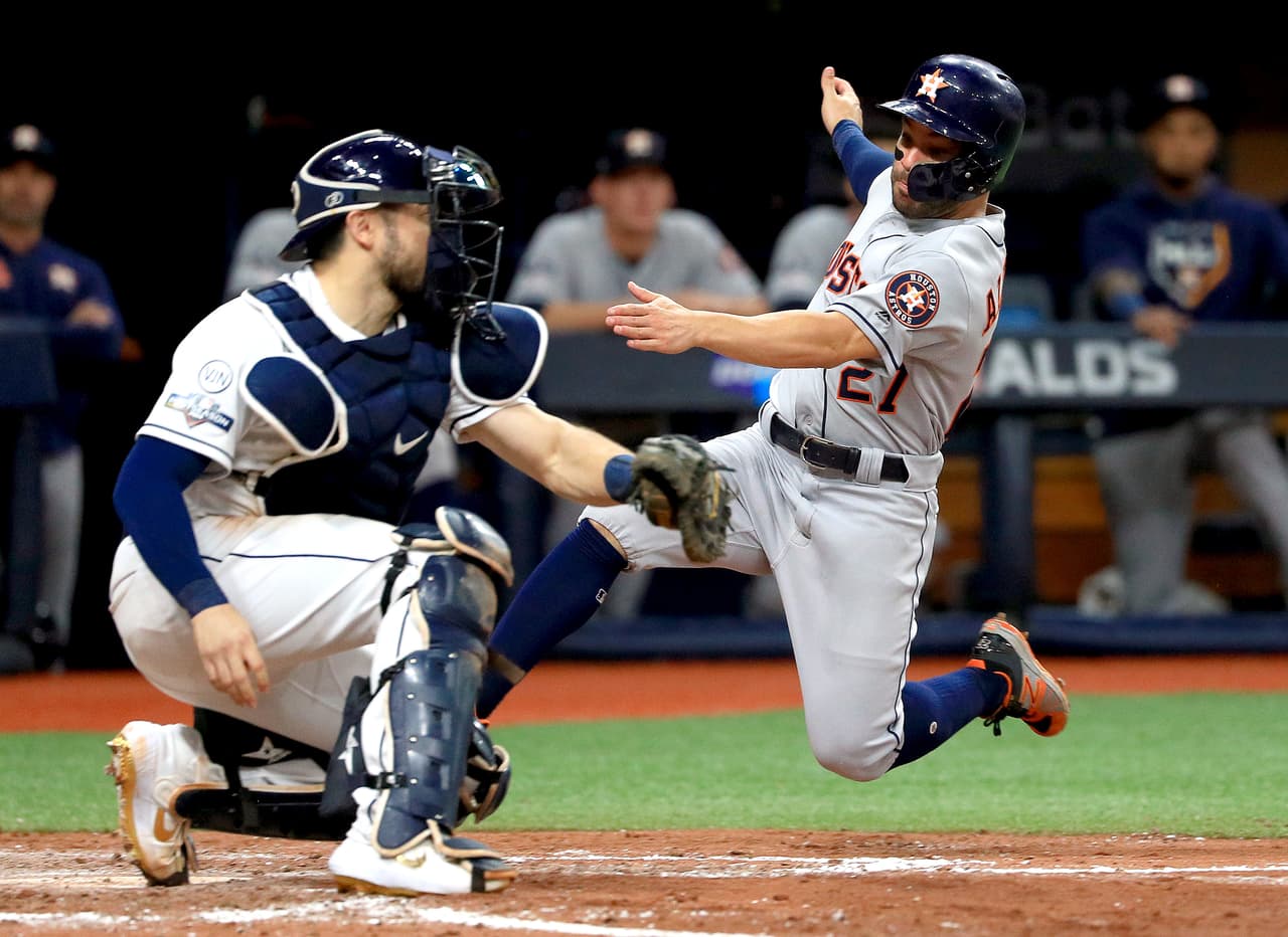 Houston Astros cayó ante Tampa Bay Rays 4-1 en el cuarto juego de la Serie Divisional.