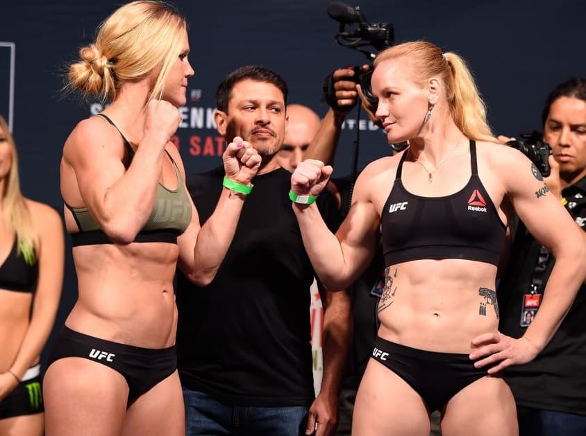 Holly Holm y Valentina Shevchenko superaron la báscula