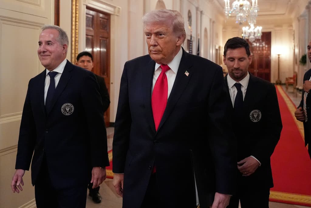 El presidente Trump recibe en la Casa Blanca al Inter de Miami y a su estrella Messi