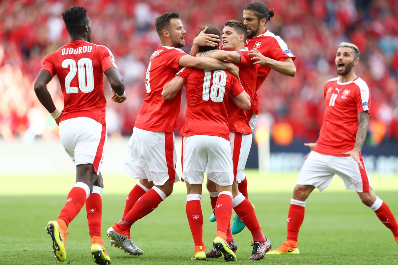 Suiza rescató el empate ante Rumania