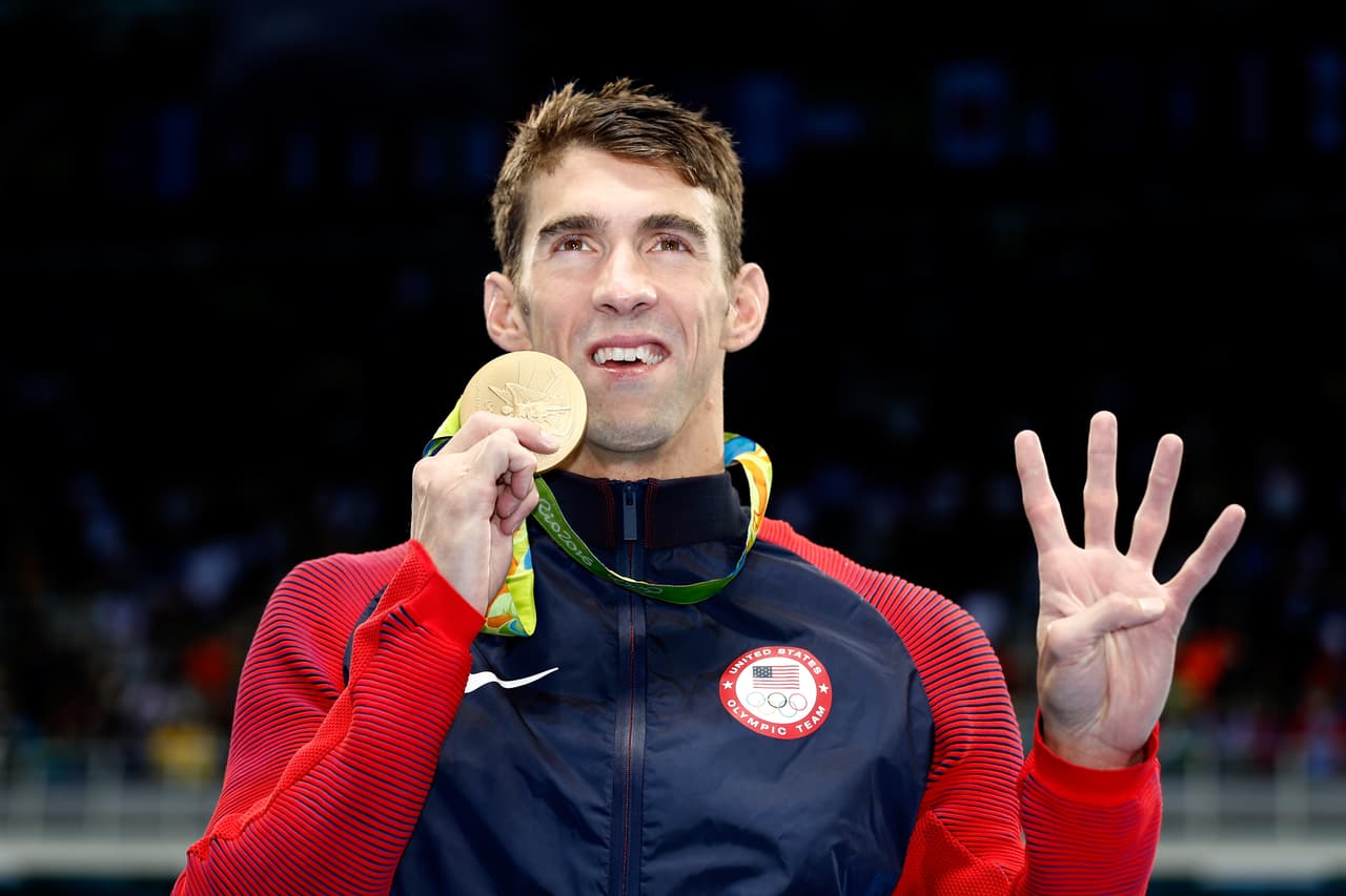Tras una ausencia de la competencia, el estadounidense Michael Phelps volvió a los Juegos Olímpicos con cinco medallas de oro y una de plata en Río-2016, para completar 28 preseas (23 doradas) en todas sus participaciones.