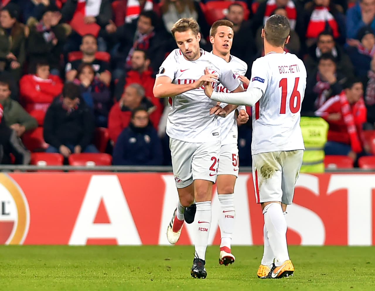 Spartak Moscú se impuso 1-2 de visitante contra Athletic Bilbao, cuyo triunfo 3-1 en Rusia le sirvió para clasificar a octavos de final.