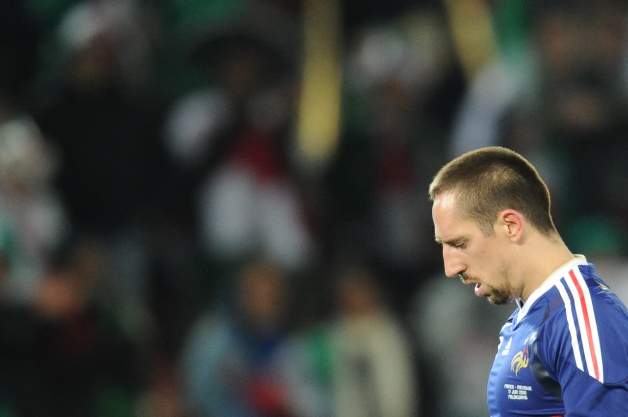 Ribery venía de alcanzar la final de la Champions con el Bayern de Múnich.