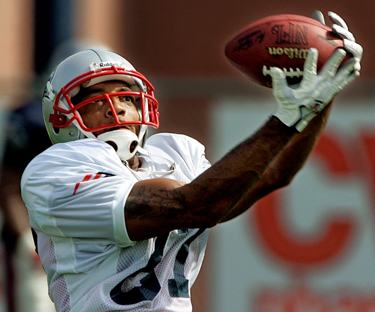 Tuvo su mejor año en el 2006 cuando atrapó 61 pases para 760 yardas y cuatro touchdowns con los New England Patriots.