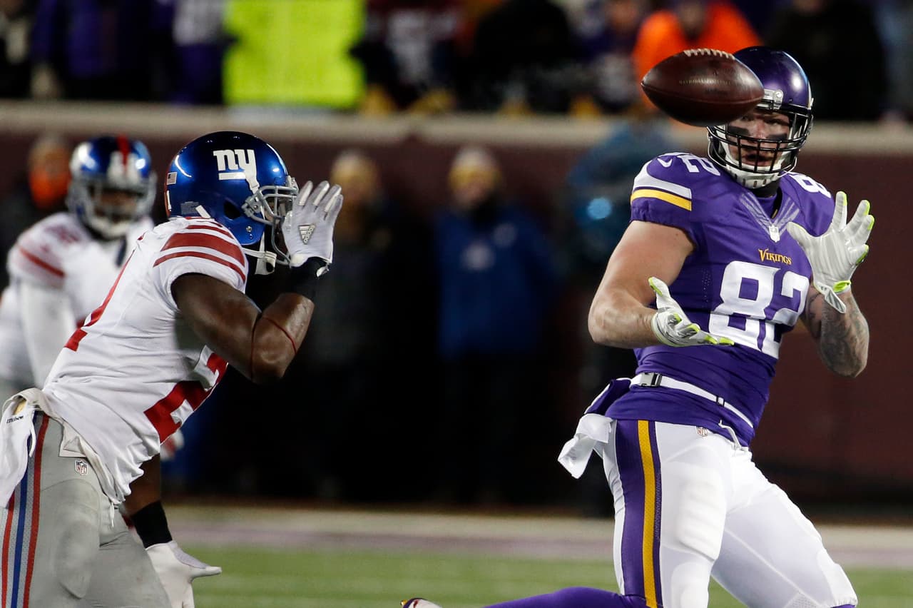 Los Vikings regresaron a los Playoffs desde el 2012 gracias a su victoria vs. Giants 49-17. Aquí las mejores tomas.