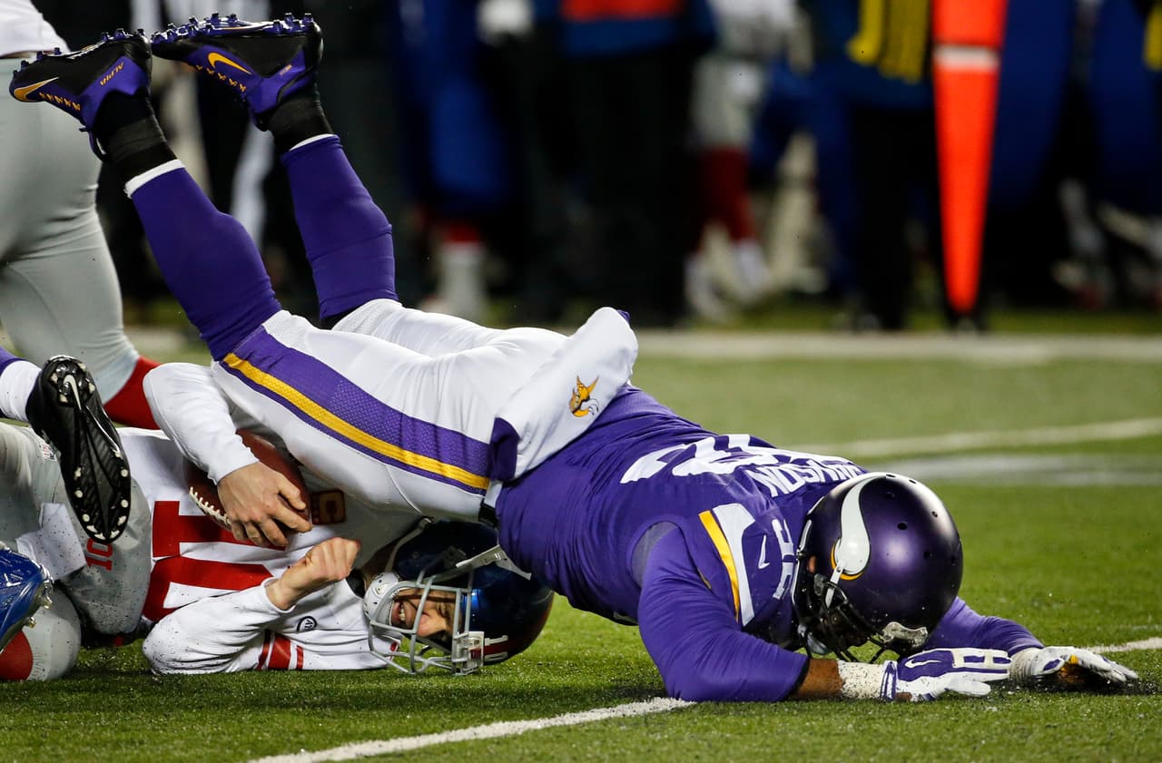Los Vikings regresaron a los Playoffs desde el 2012 gracias a su victoria vs. Giants 49-17. Aquí las mejores tomas.