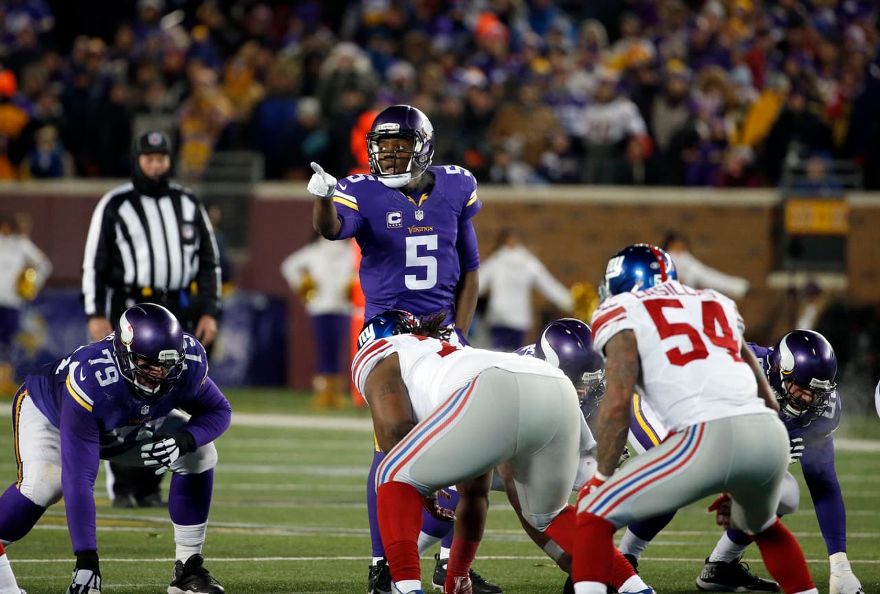 Los Vikings regresaron a los Playoffs desde el 2012 gracias a su victoria vs. Giants 49-17. Aquí las mejores tomas.