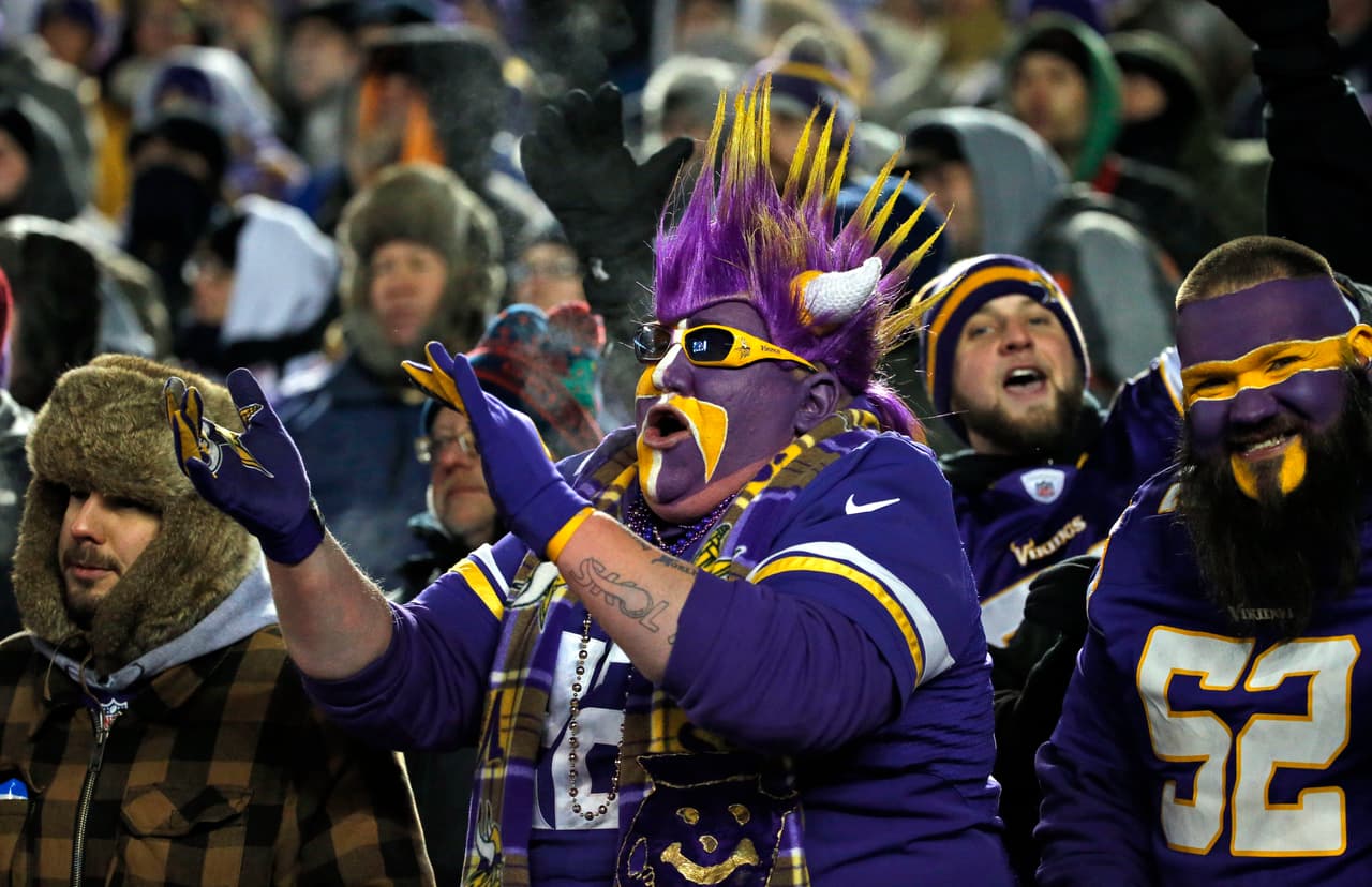 Los Vikings regresaron a los Playoffs desde el 2012 gracias a su victoria vs. Giants 49-17. Aquí las mejores tomas.