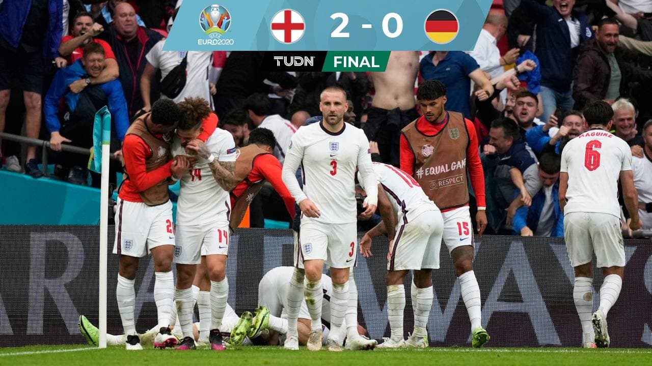 Inglaterra vence a Alemania y está en cuartos de la Euro 2020