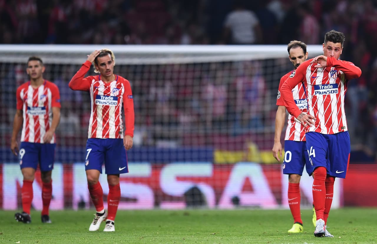 Atlético de Madrid tuvo un decepcionante debut internacional en el Wanda Metropolitano y es tercero del grupo.