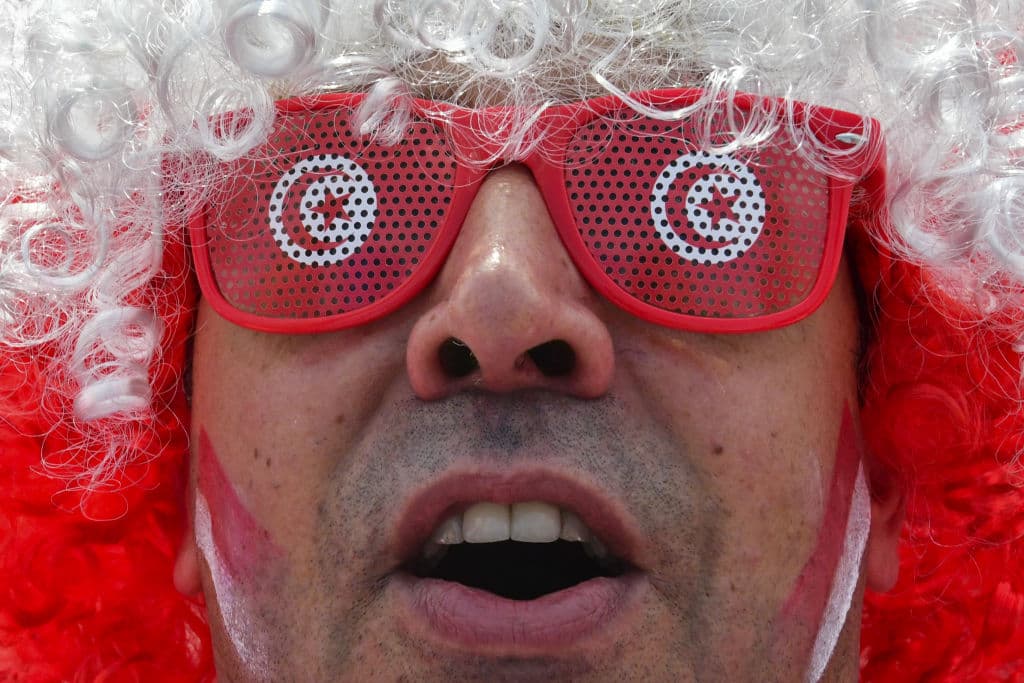 El color de los hinchas de Bélgica y Túnez fue parte de la fiesta de ambos países en su segunda salida en partido del grupo G del Mundial de Rusia 2018.